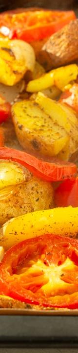 Sheet Pan Roasted Potatoes & Vegetables