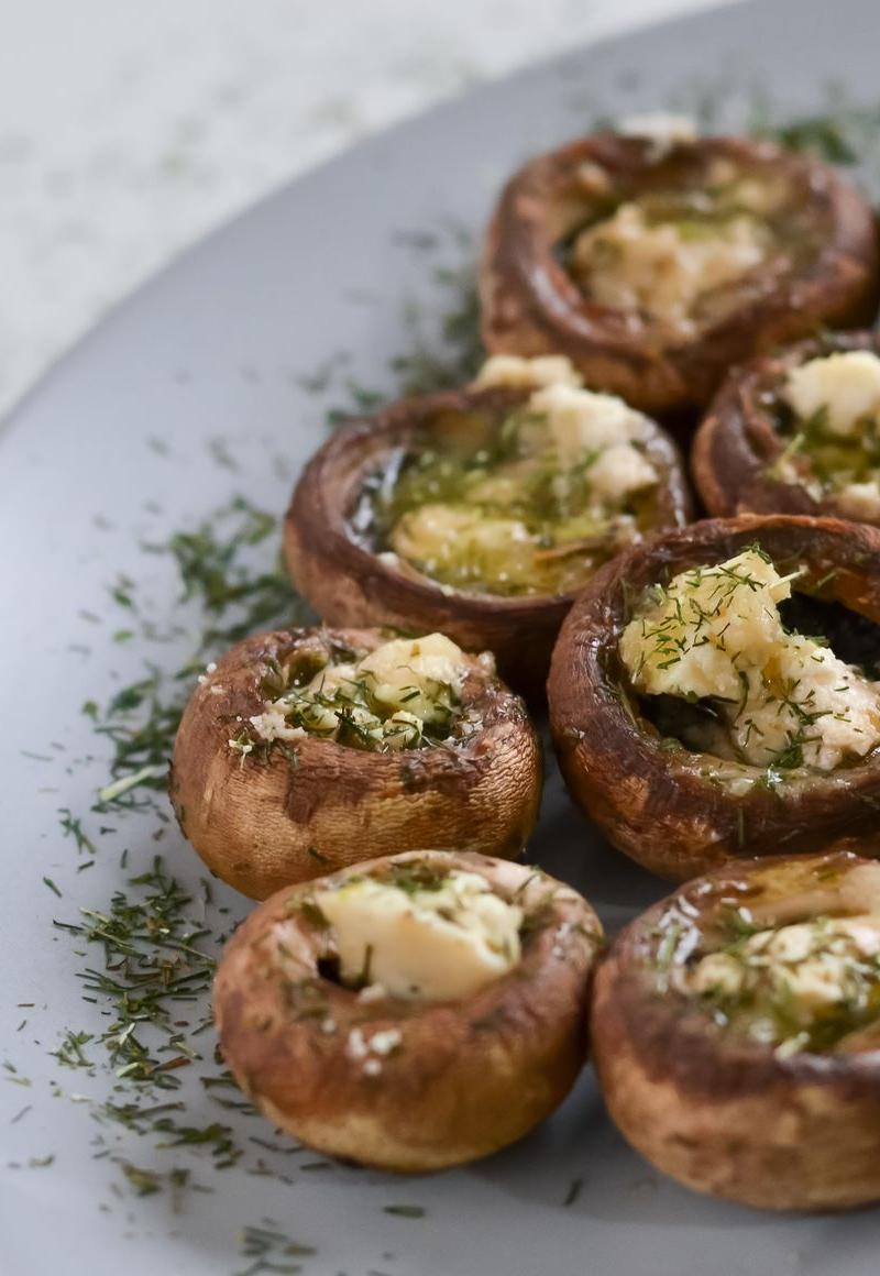 Garlic Parmesan Stuffed Mushrooms