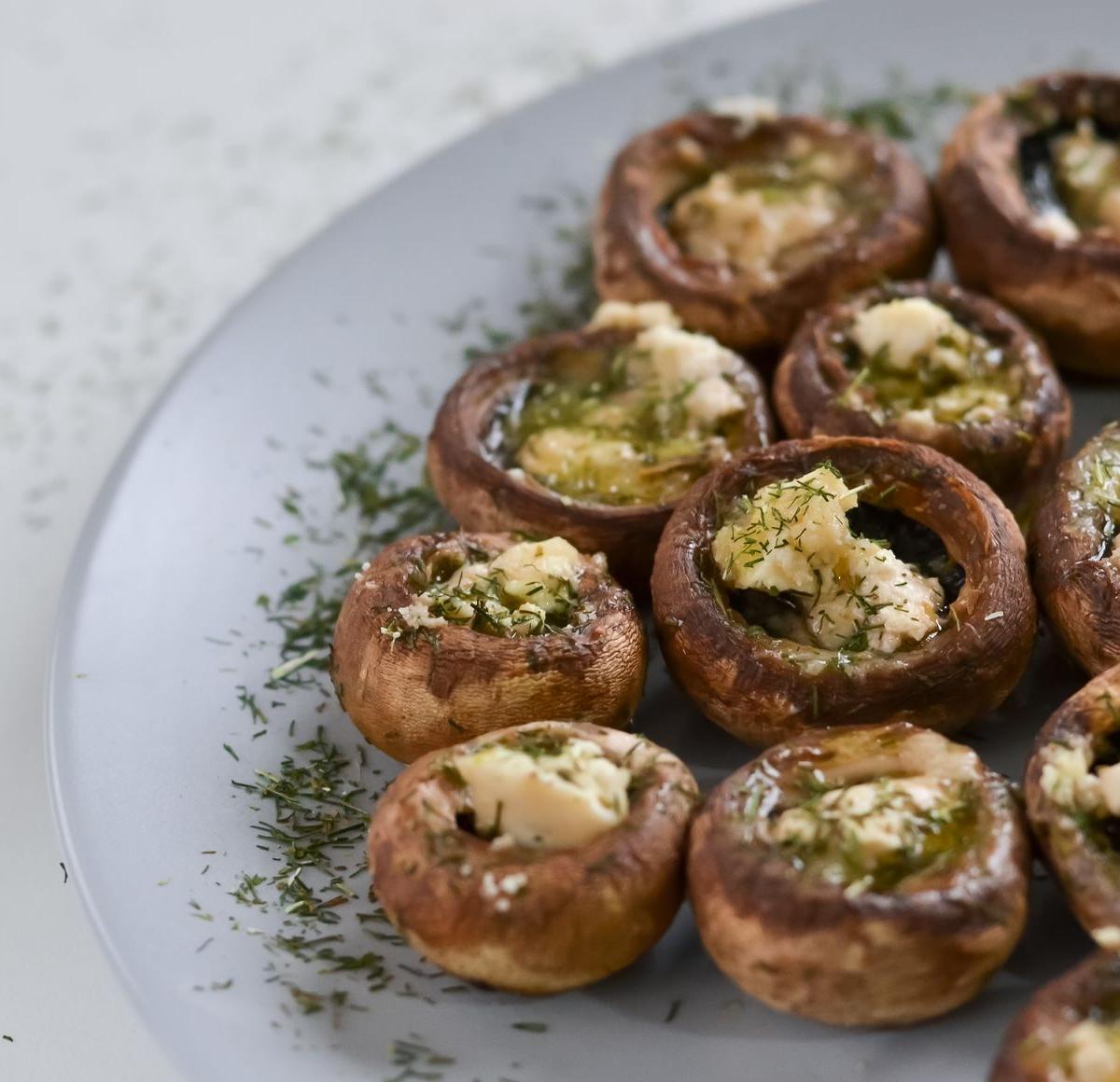 Garlic Parmesan Stuffed Mushrooms