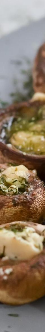 Garlic Parmesan Stuffed Mushrooms