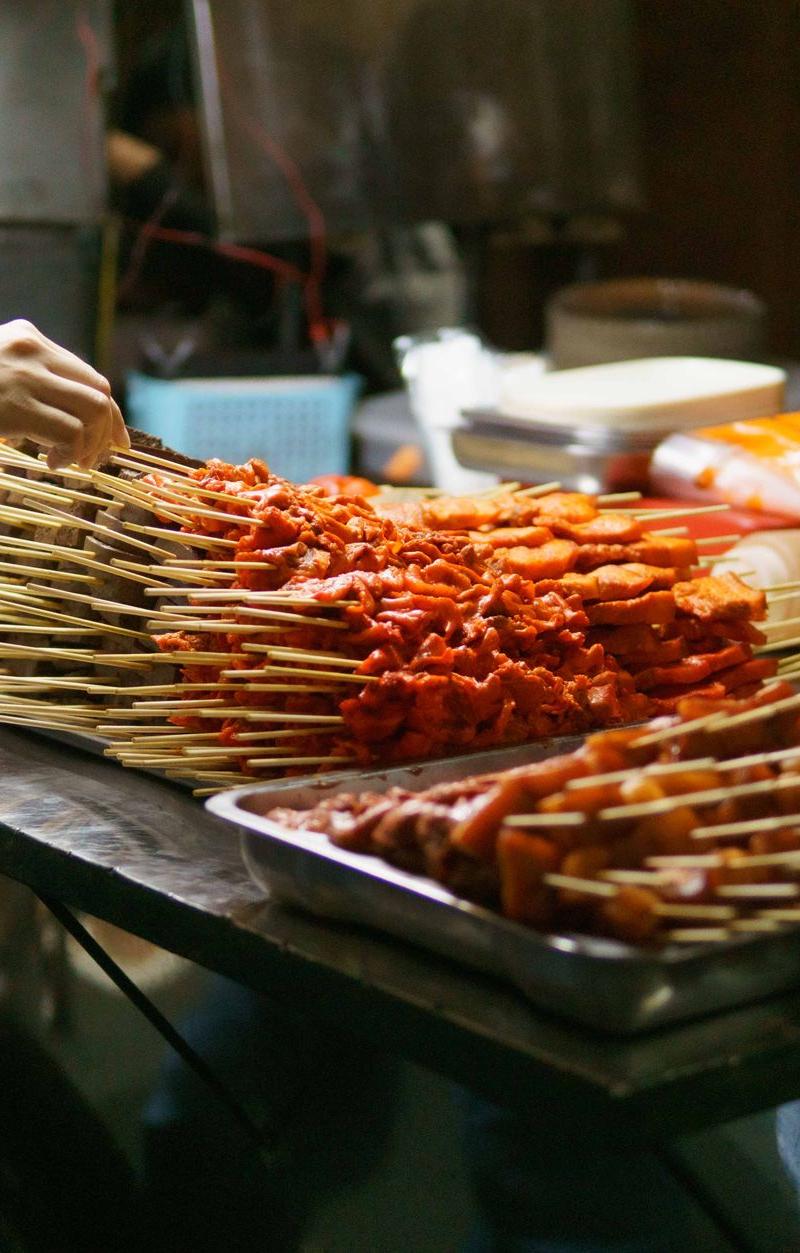 Honey Garlic Chicken Skewers