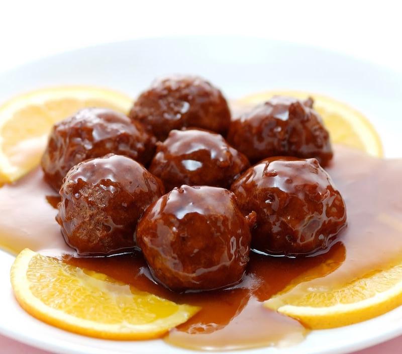 Honey Garlic Glazed Meatballs
