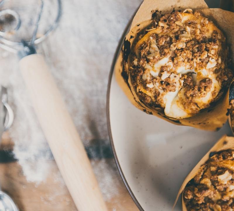15-Min Cottage Cheese Lemon Muffins