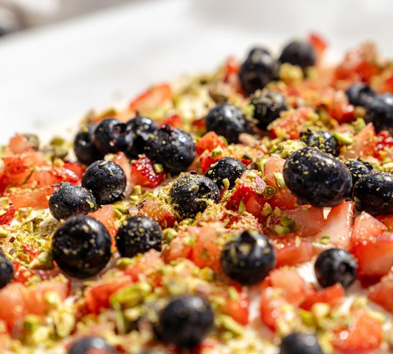 Tropical Frozen Yogurt Bark