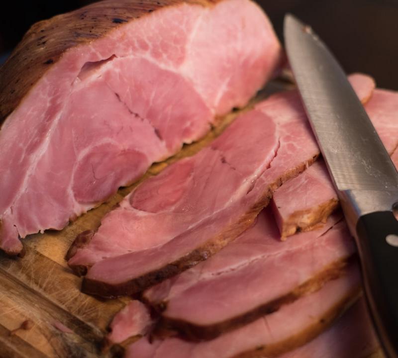 Glazed Baked Ham Slices
