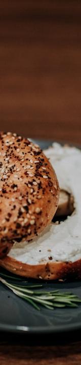Cream Cheese & Cucumber Bagel