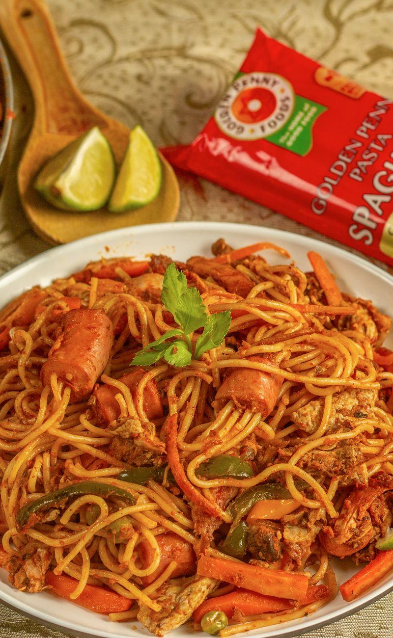 20-Min Sausage Marinara Spaghetti