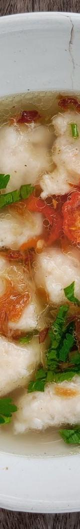 15-Minute Dumpling Chicken Soup