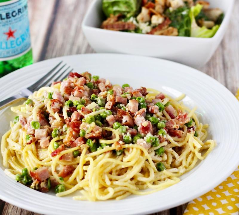 Bacon Pea Pasta