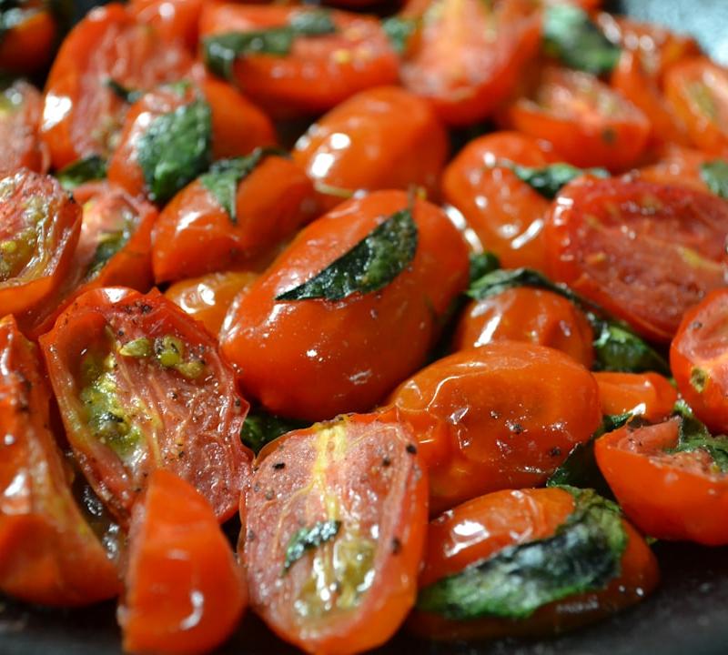 10-Minute Burst Cherry Tomatoes