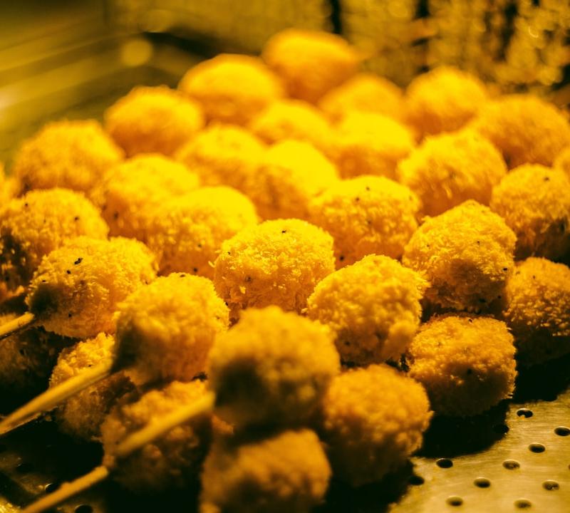 10-Min Crispy Garlic Cheese Balls