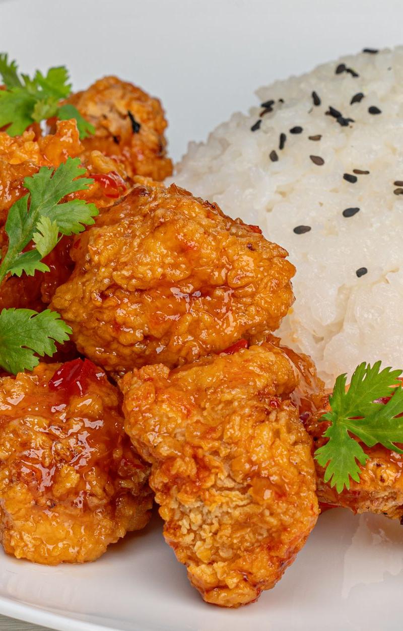 20-Min Orange Chicken & Rice