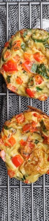 Tomato Basil Egg Muffins