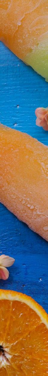 Honey Orange Juice Popsicles