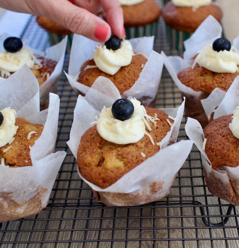 Lemon Muffins with Blueberries