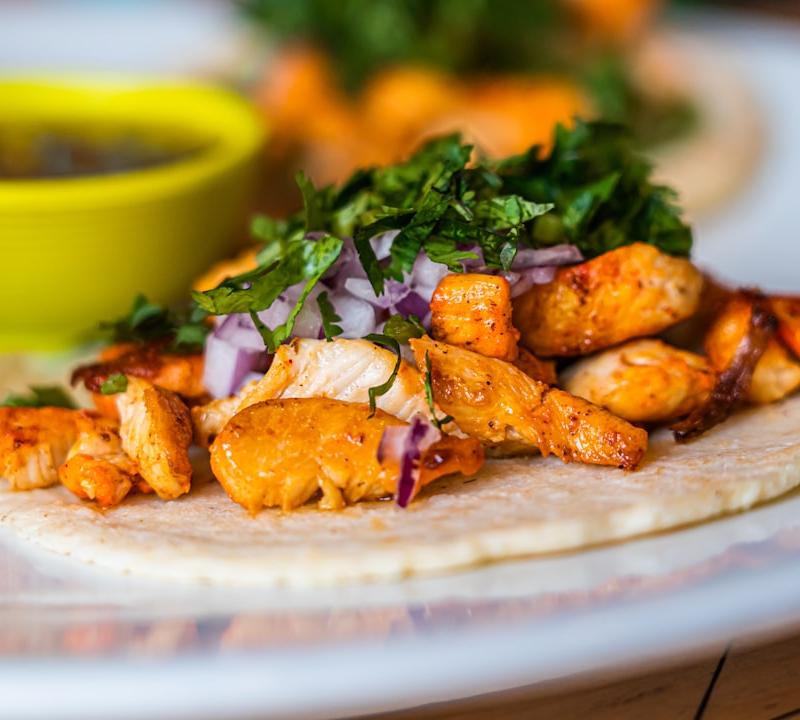5-Minute Rotisserie Chicken Tacos