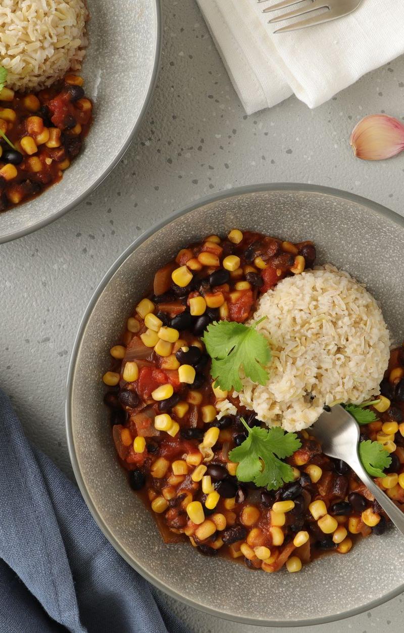 15-Minute Mexican Rice & Bean Bowl