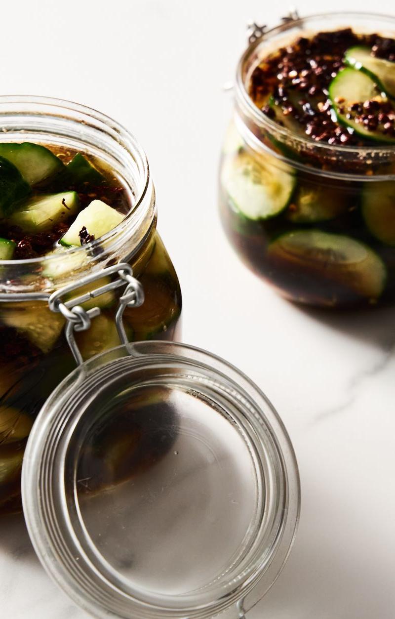 Quick Pickled Cucumbers