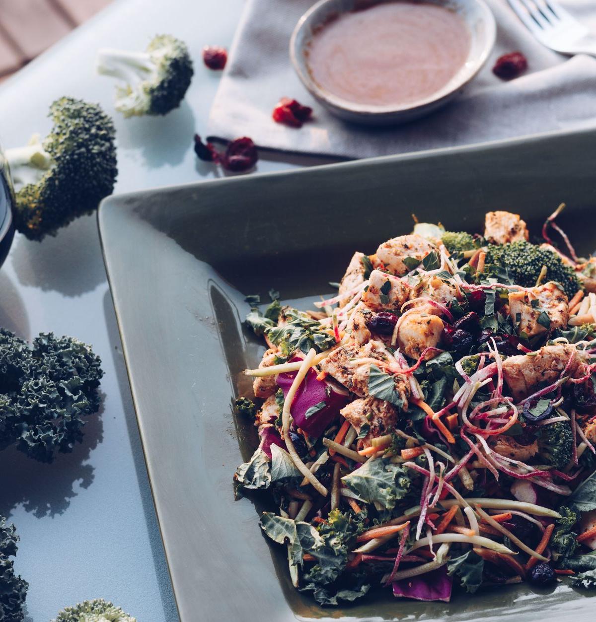 Bacon Broccoli Salad with Cranberries
