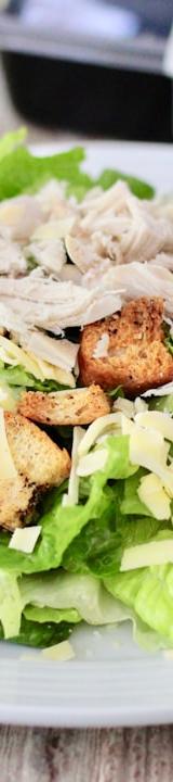5-Minute Caesar Salad with Rotisserie Chicken