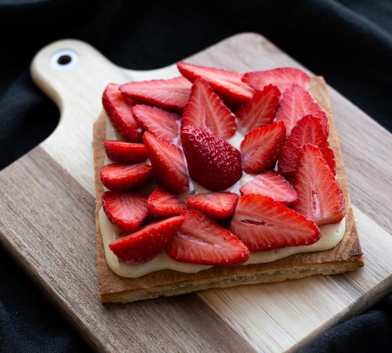 Strawberry Cream Cheese Toast