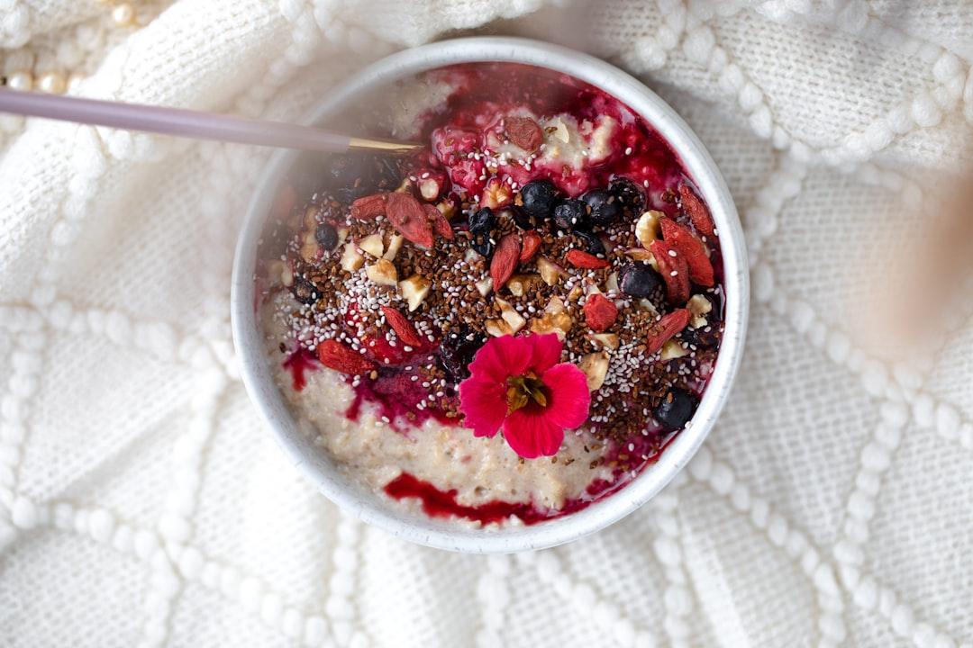 Warm Berry Oatmeal Bowl