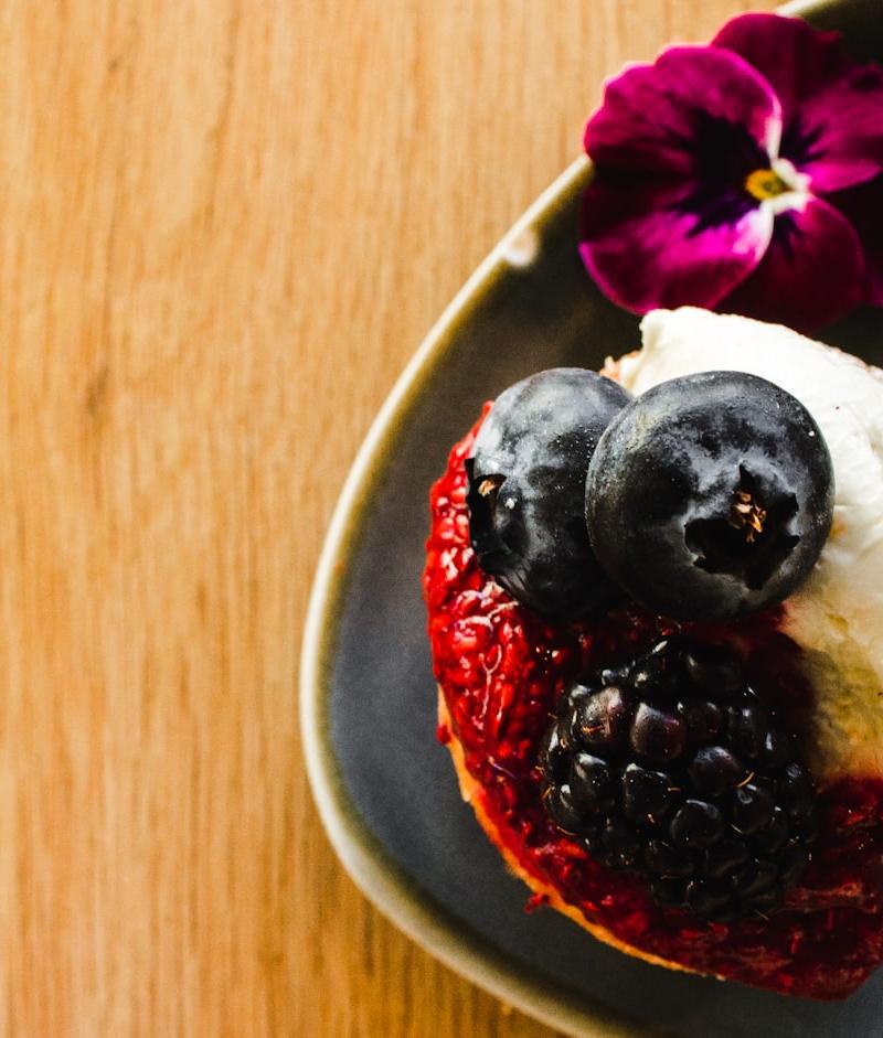 Blackberry Mascarpone Toast