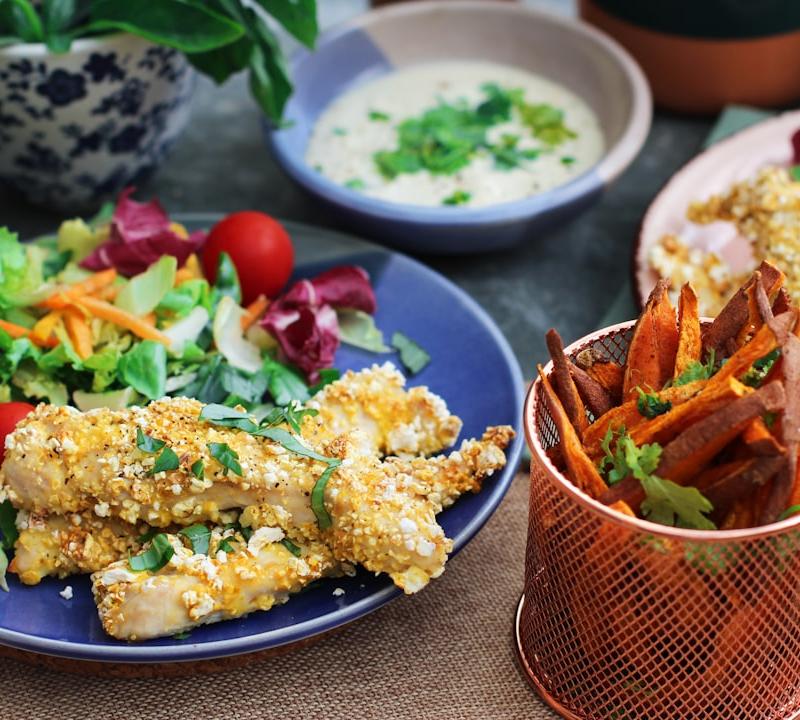 Air Fryer Honey Mustard Chicken