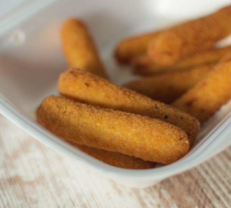 Crispy Mozzarella Chicken Sticks