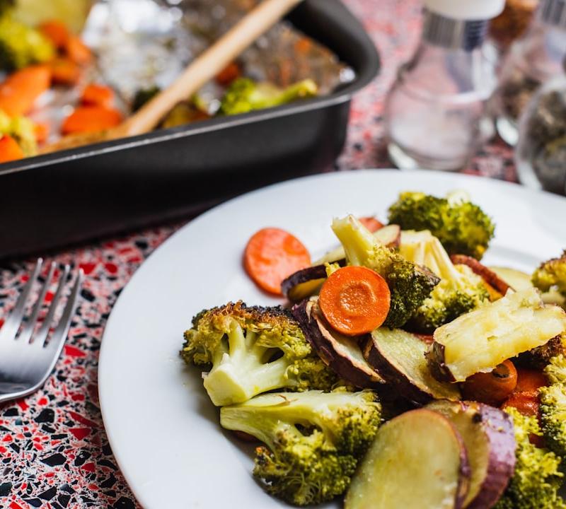 Sheet Pan Roasted Broccoli, Carrots & Potatoes