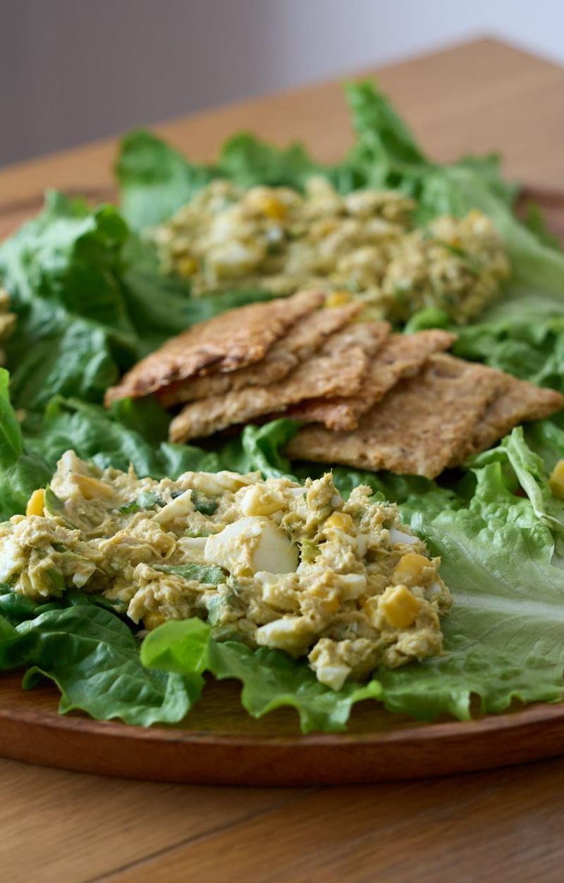 5-Min Tuna Lettuce Wraps