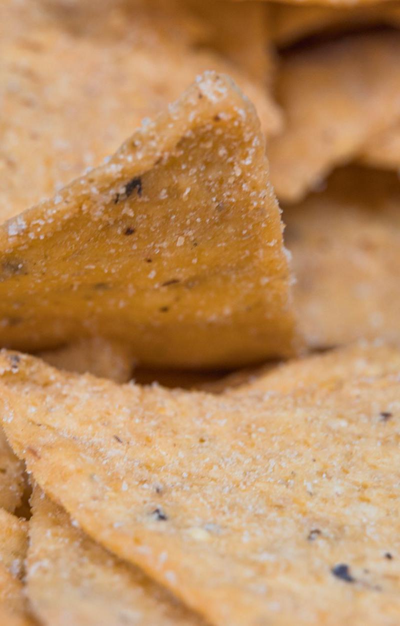 Crispy Baked Tortilla Chips with Lime