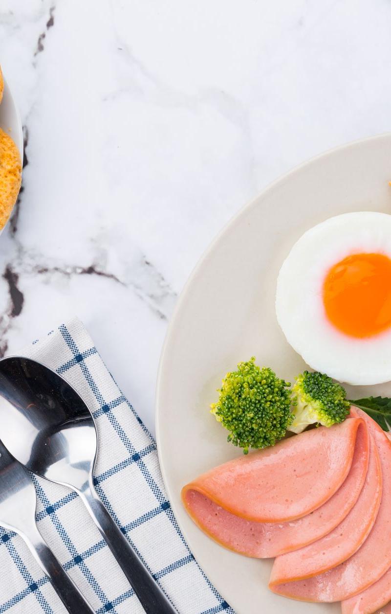 Ham Steak & Eggs Breakfast