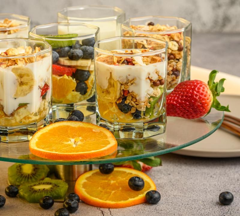 Chocolate Cookie Parfaits with Fruit