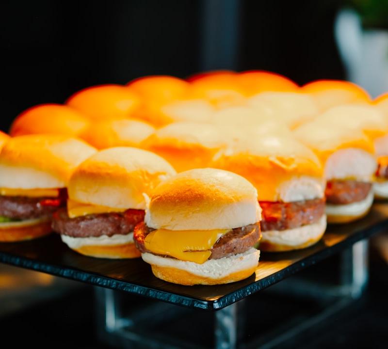 Crispy Bacon & Egg Breakfast Sliders