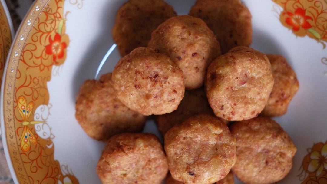 Golden Baked Meatballs