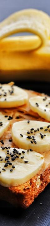 Peanut Butter Banana Toast with Honey