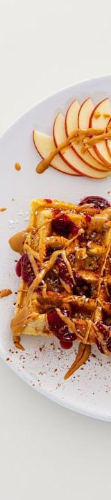 Peanut Butter Banana Waffle Sandwich