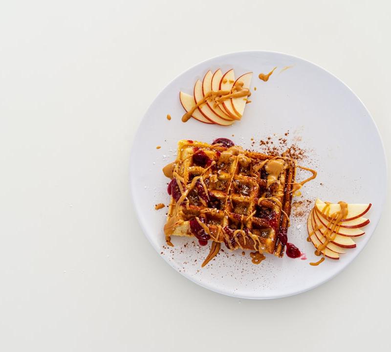 Peanut Butter Banana Waffle Sandwich
