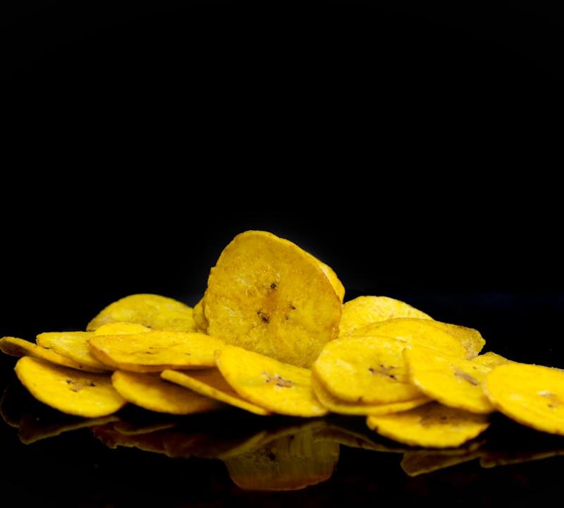 Crispy Honey-Lemon Banana Chips
