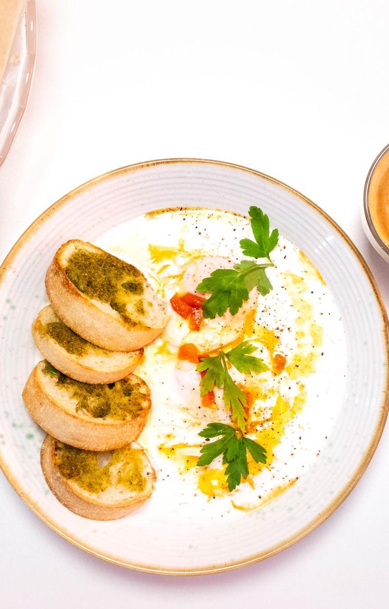 Pesto Egg Toast