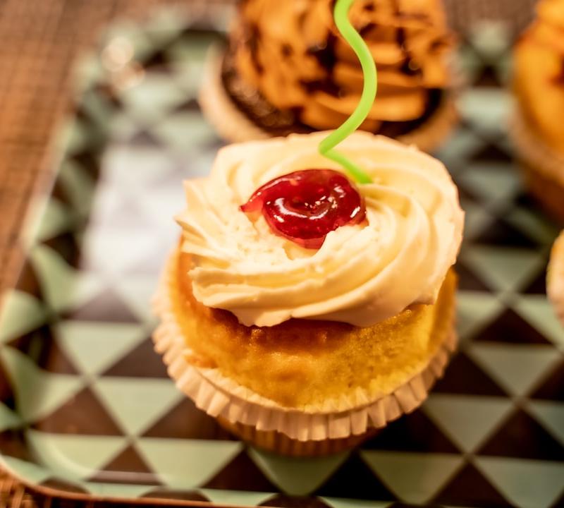 Pineapple Cherry Cupcakes