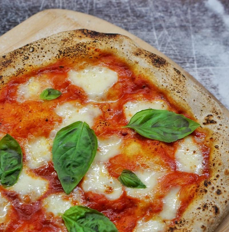 Crispy Mozzarella Margherita Flatbread