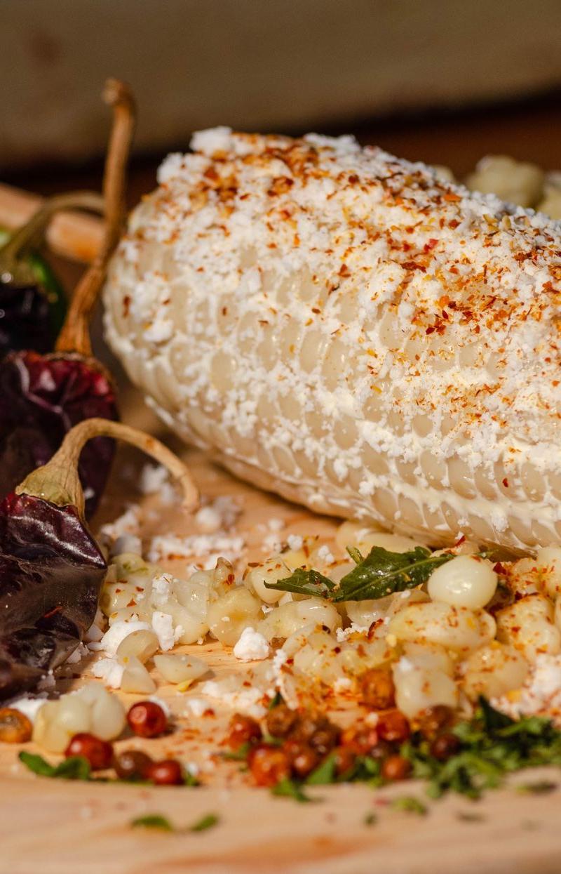 Charred Street Corn with Chili Crunch