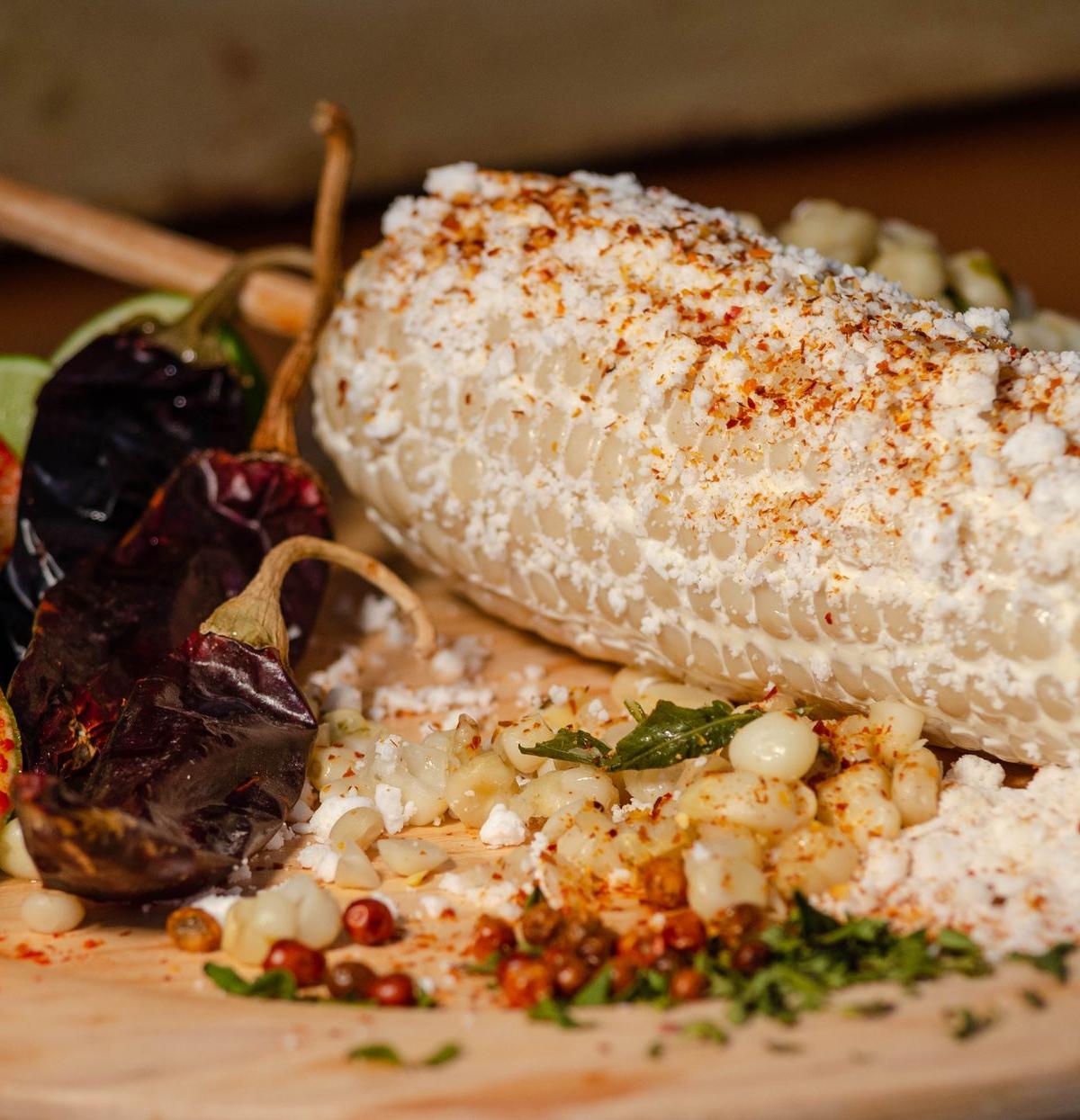 Charred Street Corn with Chili Crunch