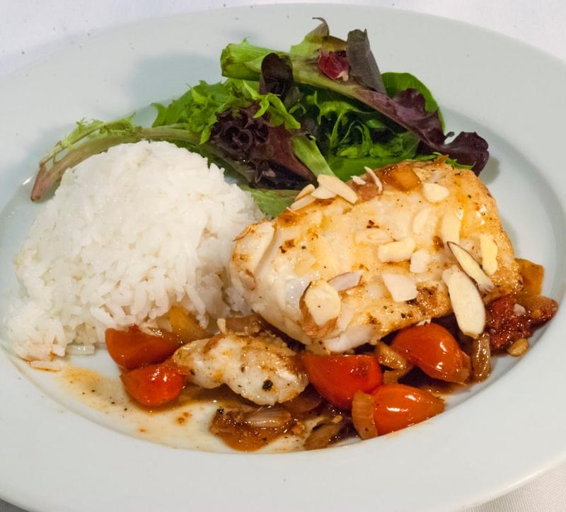 Honey Soy Glazed Fish with Rice