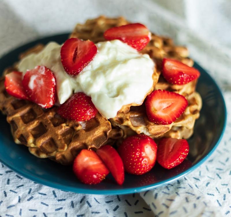 High-Protein Cottage Cheese Waffles