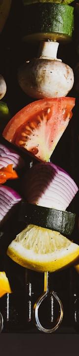 Charred Veggie Skewers