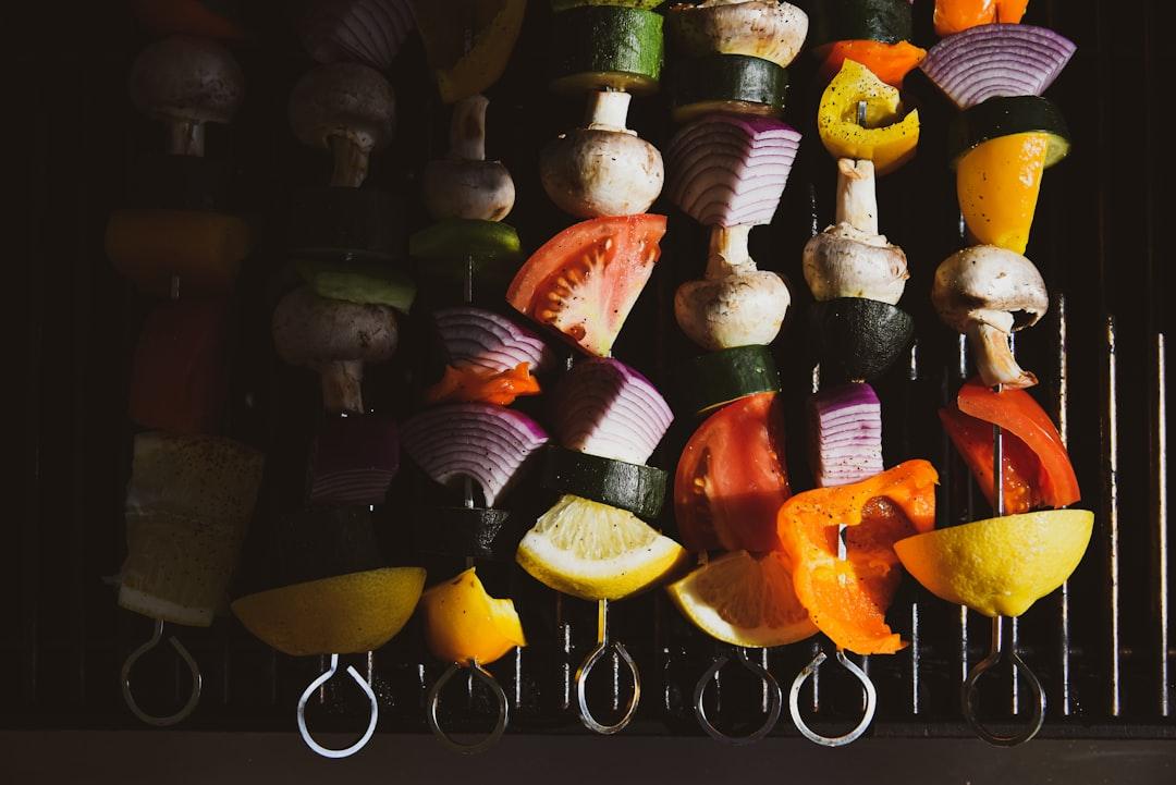 Charred Veggie Skewers