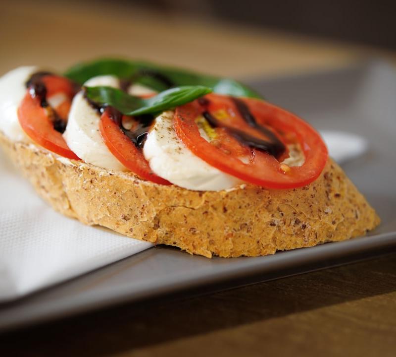 Crispy Mozzarella Tomato Panini